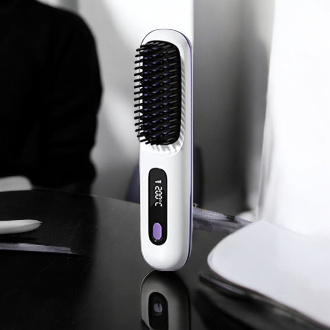 Wireless Heated Straightening Brush