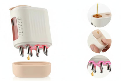 LED Scalp Therapy Massager with Red Light & Microcurrent - In Stock